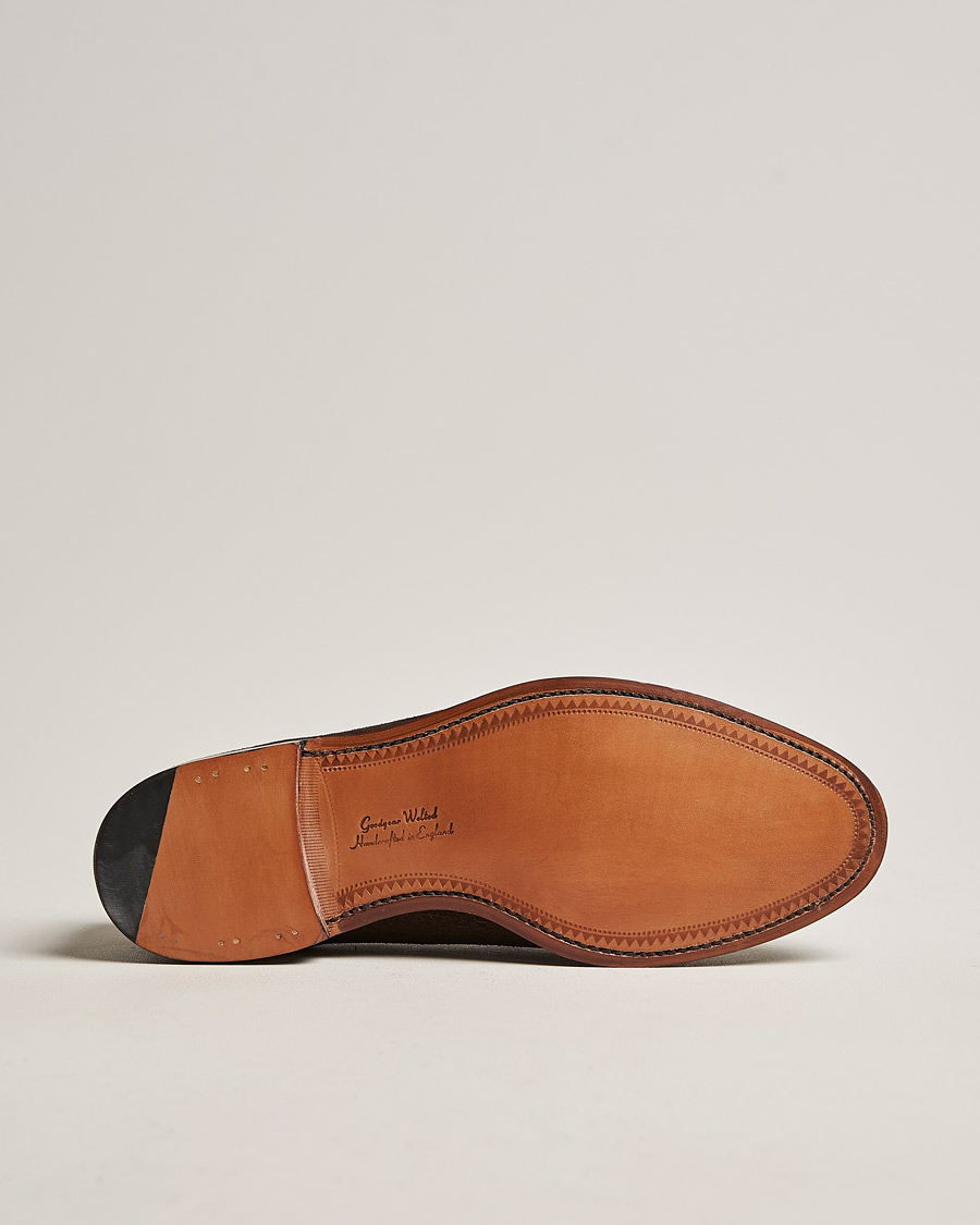 Herre | Loafers | Loake 1880 | Russell Tassel Loafer Chocolate Brown Suede