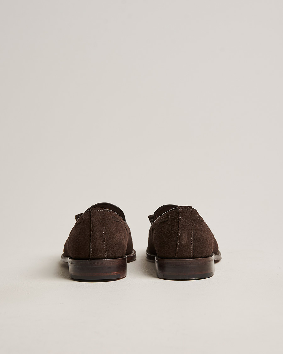 Herre | Loafers | Loake 1880 | Russell Tassel Loafer Chocolate Brown Suede