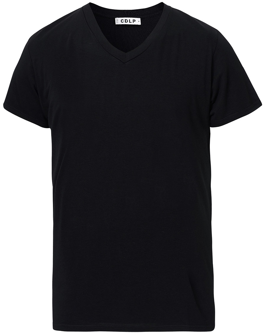 Herre | T-Shirts | CDLP | V-Neck Tee Black