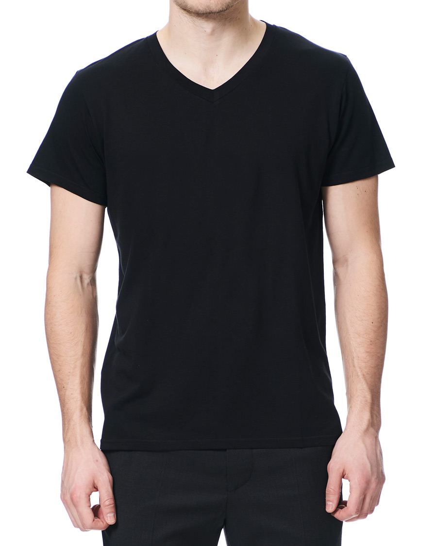 Herre | T-Shirts | CDLP | V-Neck Tee Black