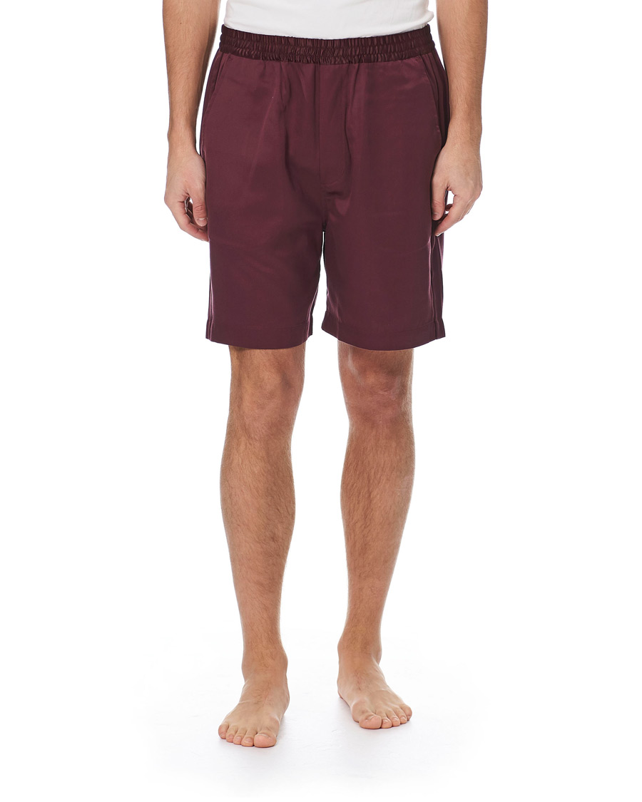 Herre | Pyjamas & Morgenkåber | CDLP | Home Suit Short Sleeve Burgundy