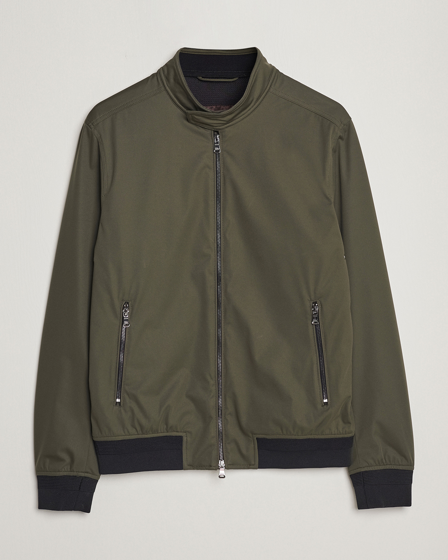 Herre | Jakker | Oscar Jacobson | Harris Harrington Nylon Jacket Green