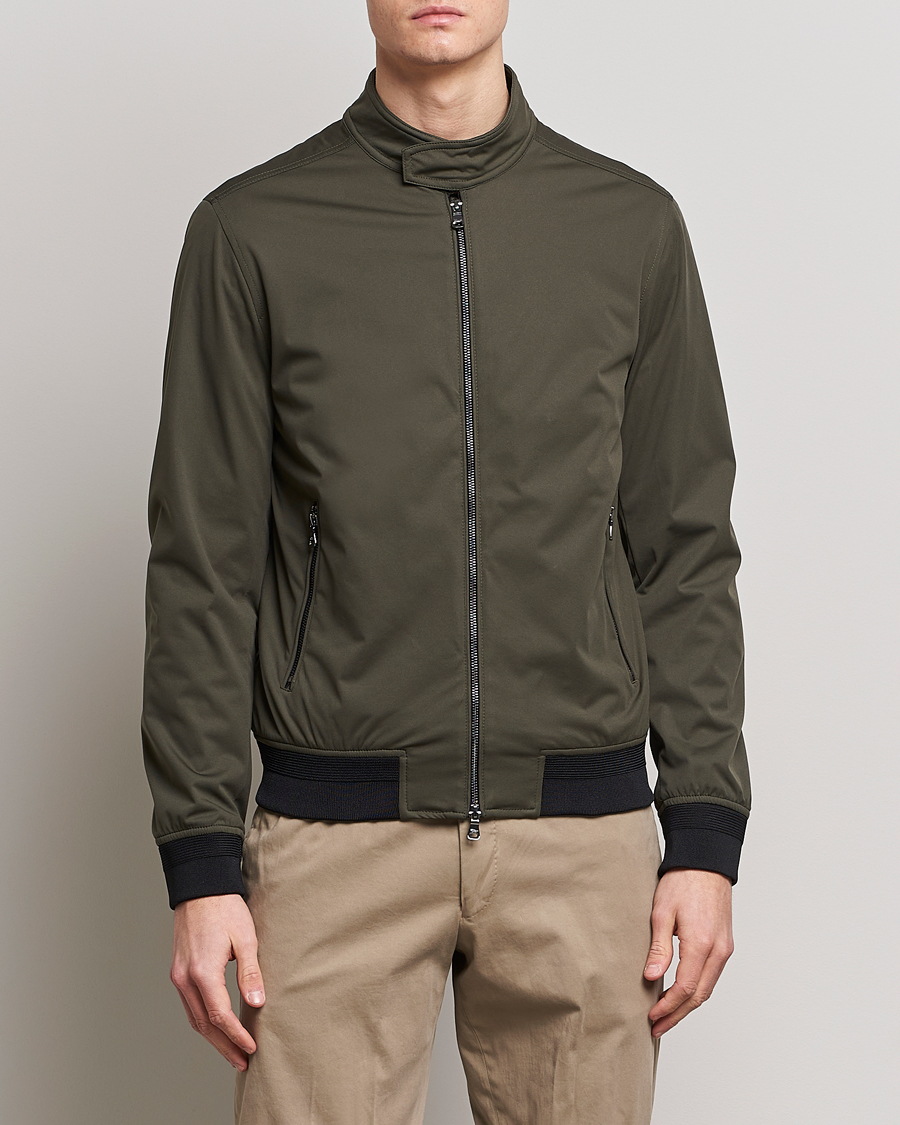 Herre | Formelle jakker | Oscar Jacobson | Harris Harrington Nylon Jacket Green