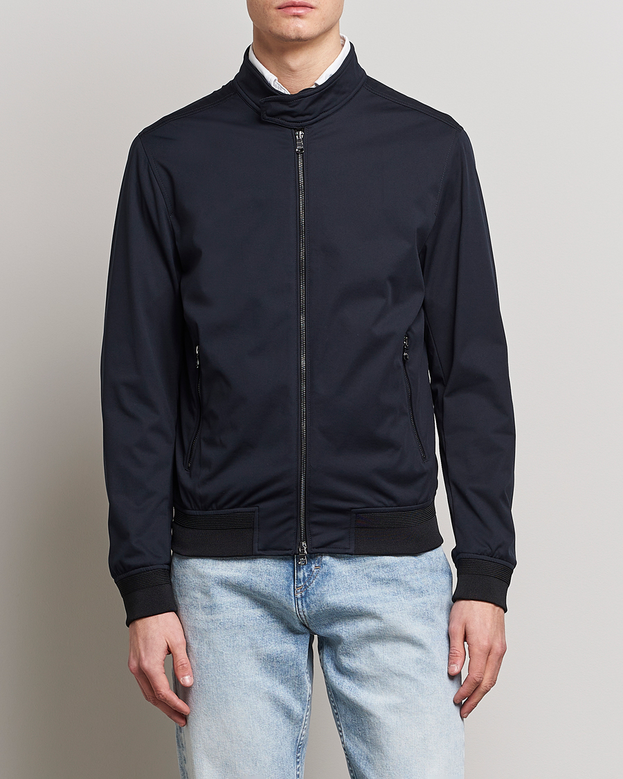 Herre | Formelle jakker | Oscar Jacobson | Harris Harrington Nylon Jacket Navy