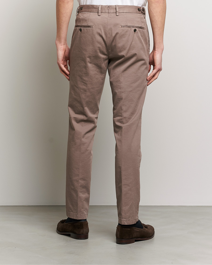 Herre | Bukser | Oscar Jacobson | Danwick Side Adjusters Chino Light Brown