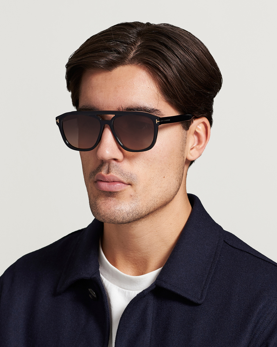 Herre | Tom Ford Gerrard FT0776 Sunglasses Black/Gradient | Tom Ford | Gerrard FT0776 Sunglasses Black/Gradient