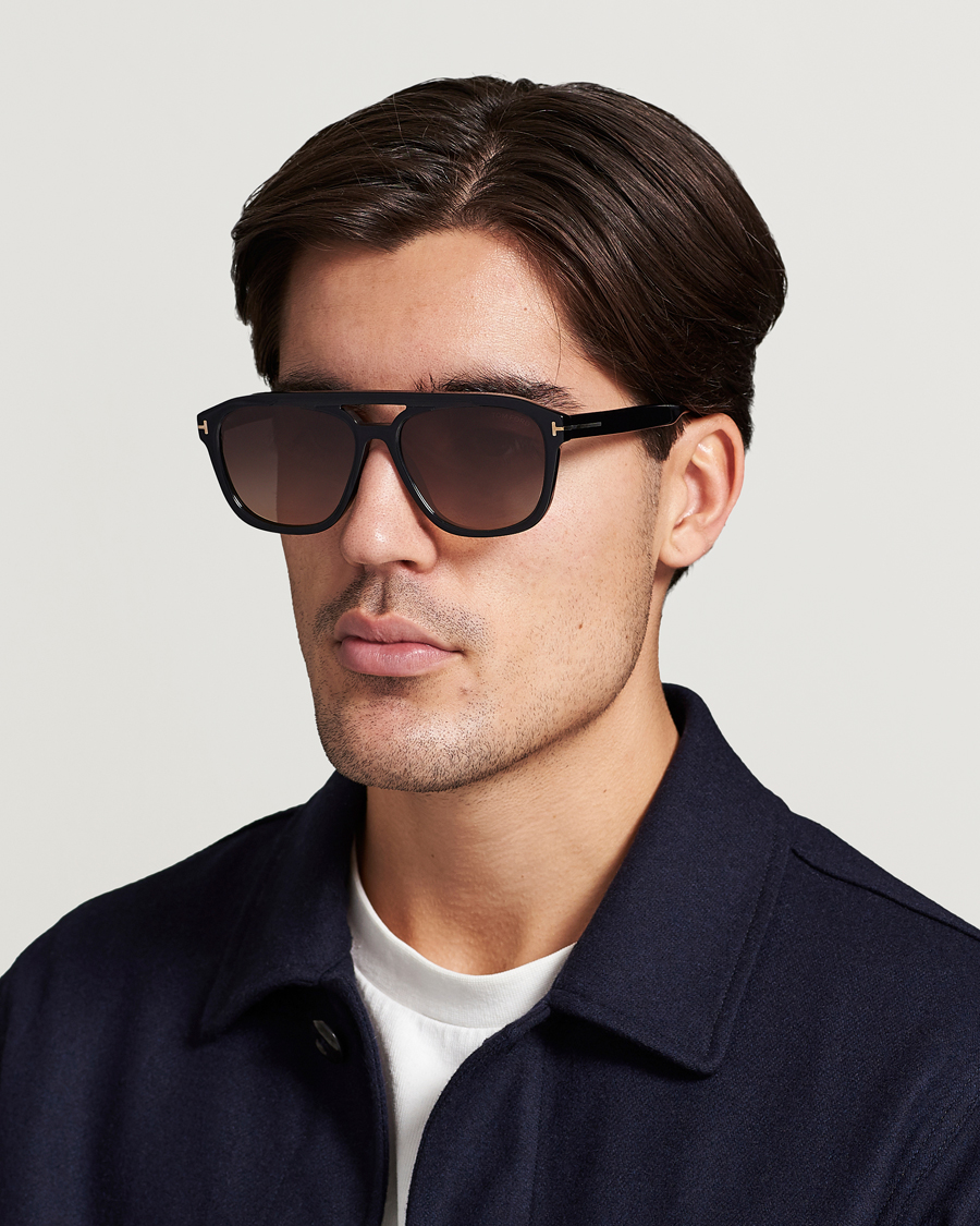 Herre | Solbriller | Tom Ford | Gerrard FT0776 Sunglasses Black/Gradient