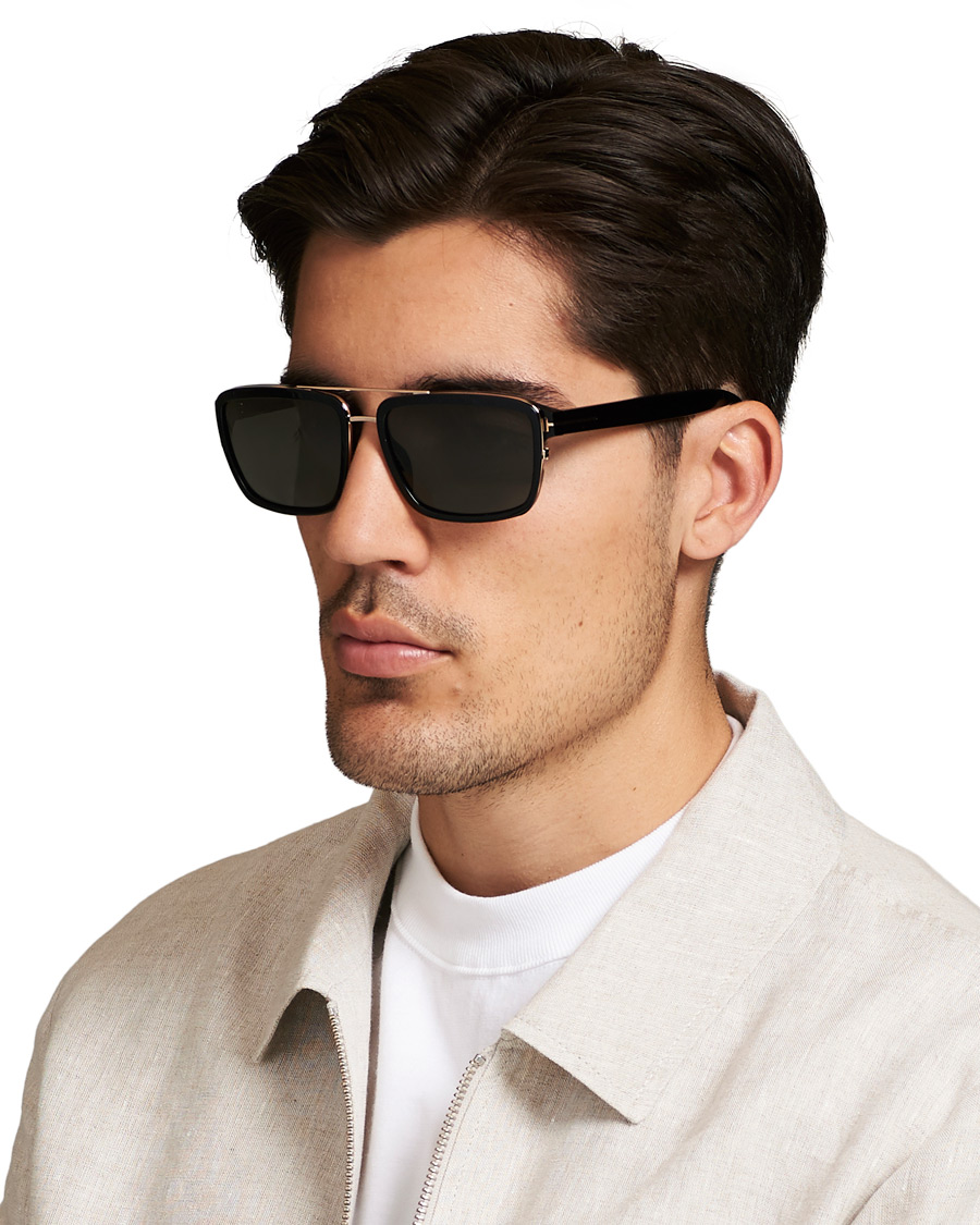 Herre | Tom Ford Anders FT0780 Sunglasses Black/Polarized | Tom Ford | Anders FT0780 Sunglasses Black/Polarized