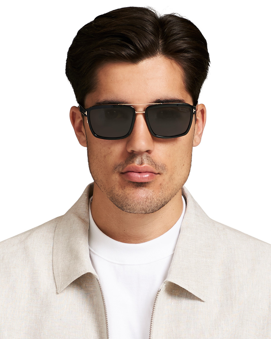 Herre | Tom Ford Anders FT0780 Sunglasses Black/Polarized | Tom Ford | Anders FT0780 Sunglasses Black/Polarized