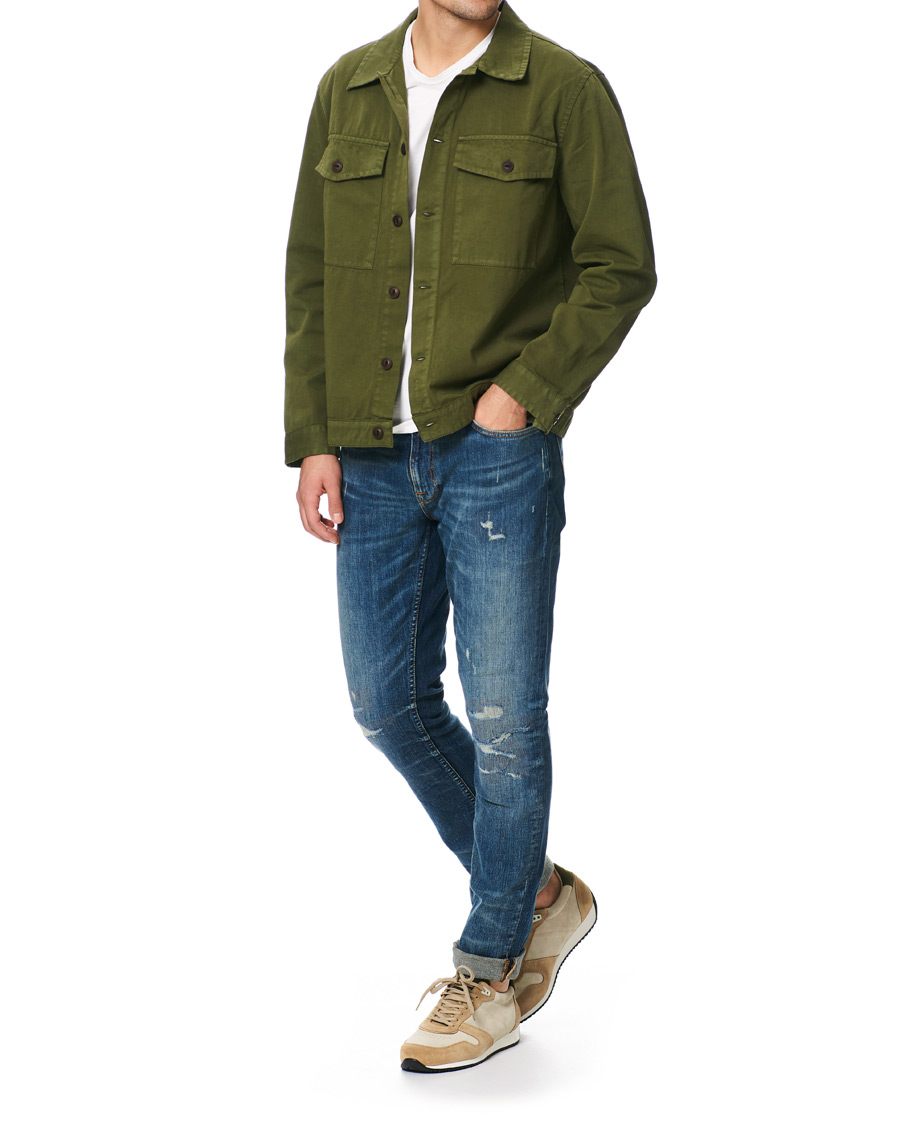 Herre | Skjorter | Nudie Jeans | Colin Utility Overshirt Green