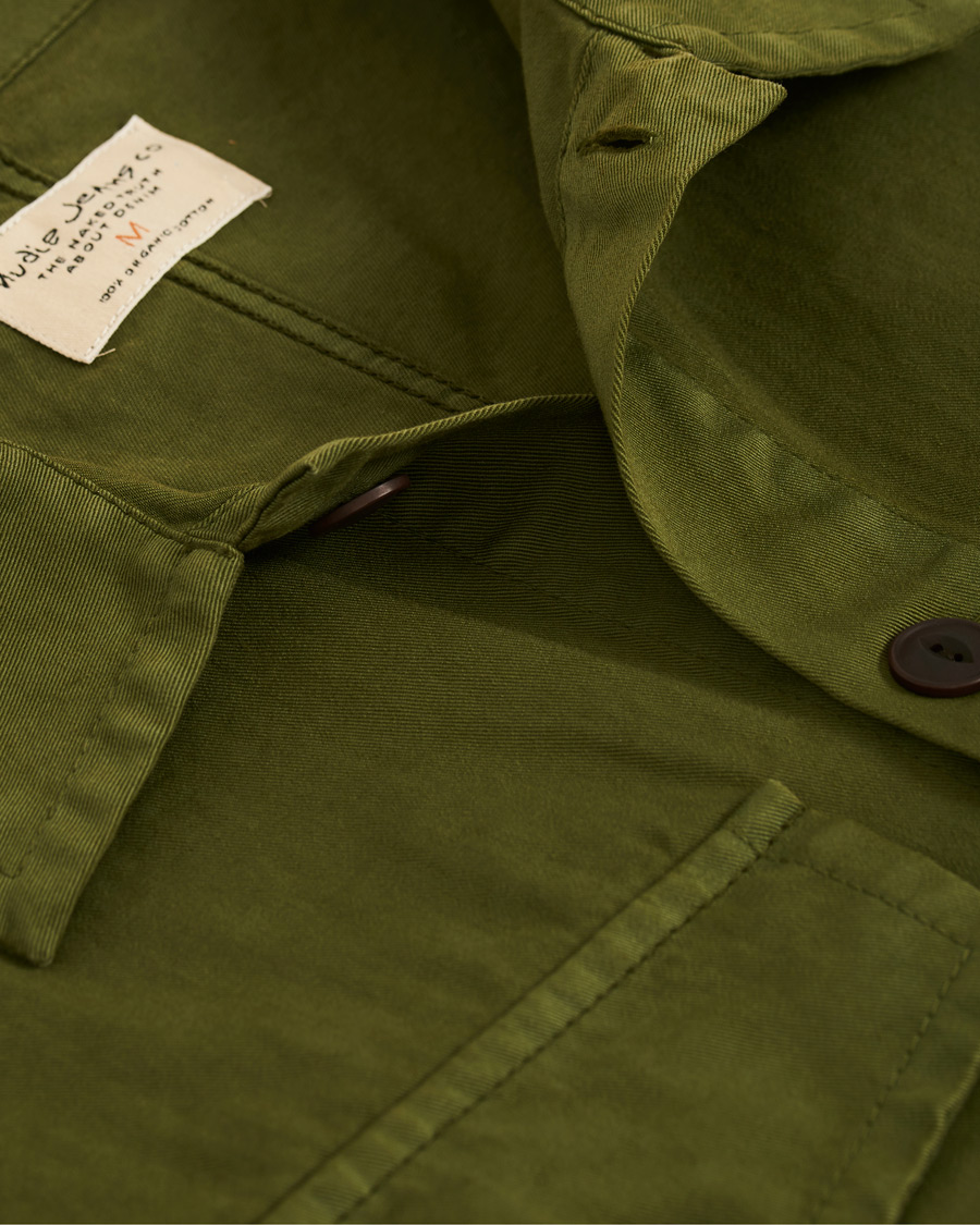 Herre | Skjorter | Nudie Jeans | Colin Utility Overshirt Green