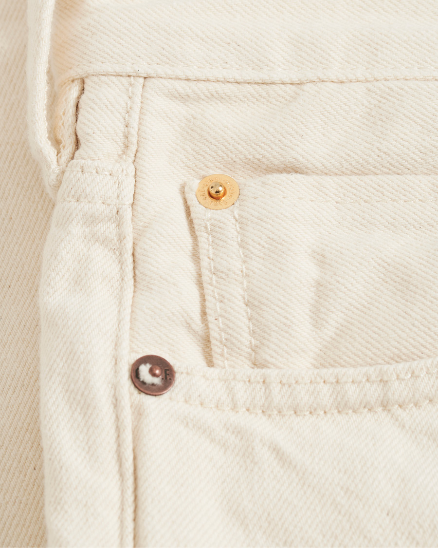 Herre | Jeans | C.O.F. Studio | M7 Tapered Stretch Jeans Cotton Beige