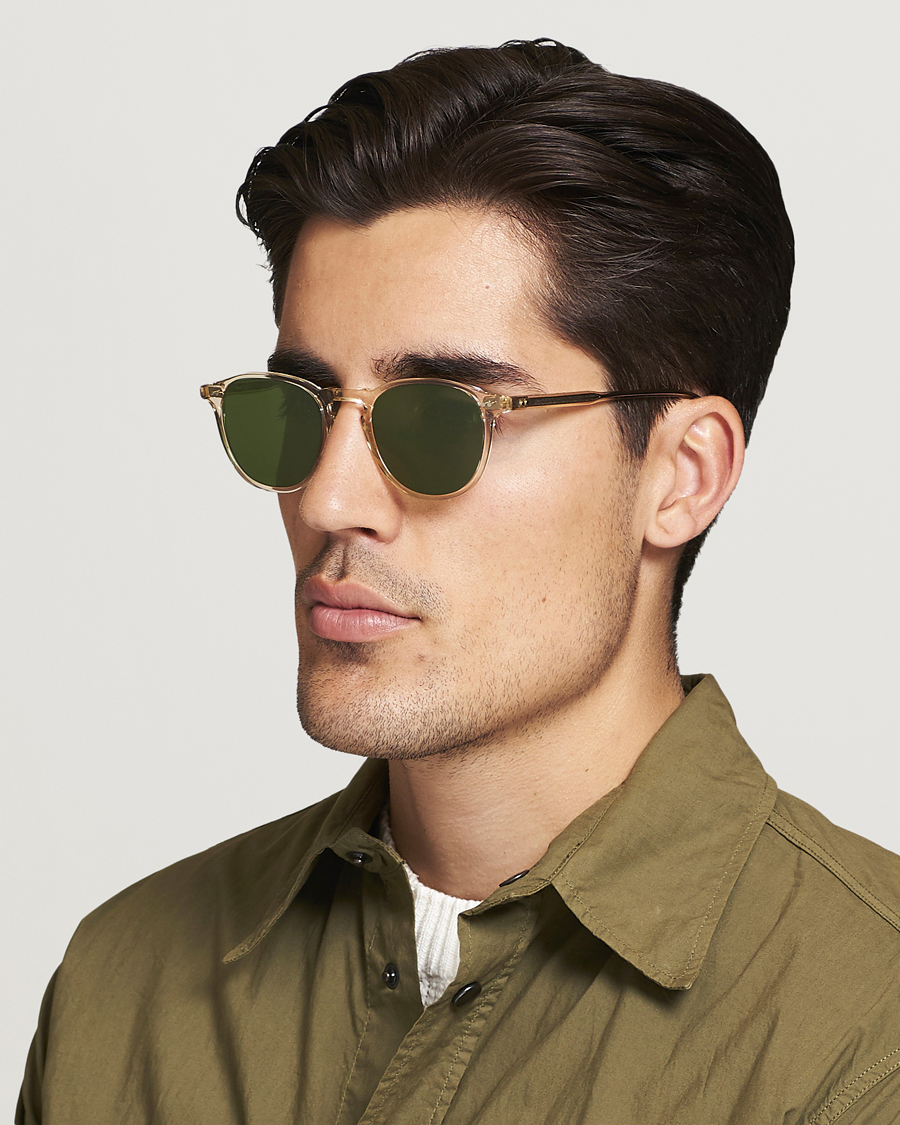 Men |  | Garrett Leight | Hampton 46 Sunglasses Pure Green