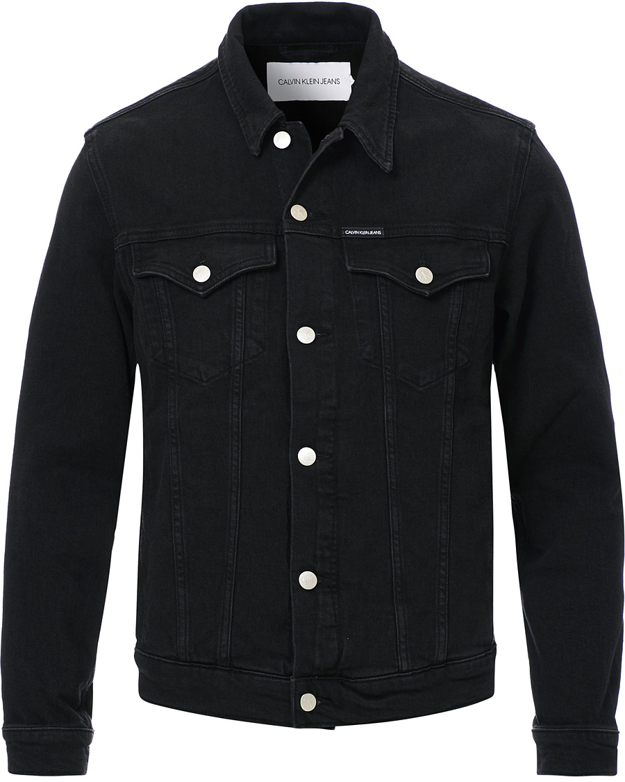 Herre | Jakker | Calvin Klein Jeans | Foundation Slim Denim Jacket Washed Black