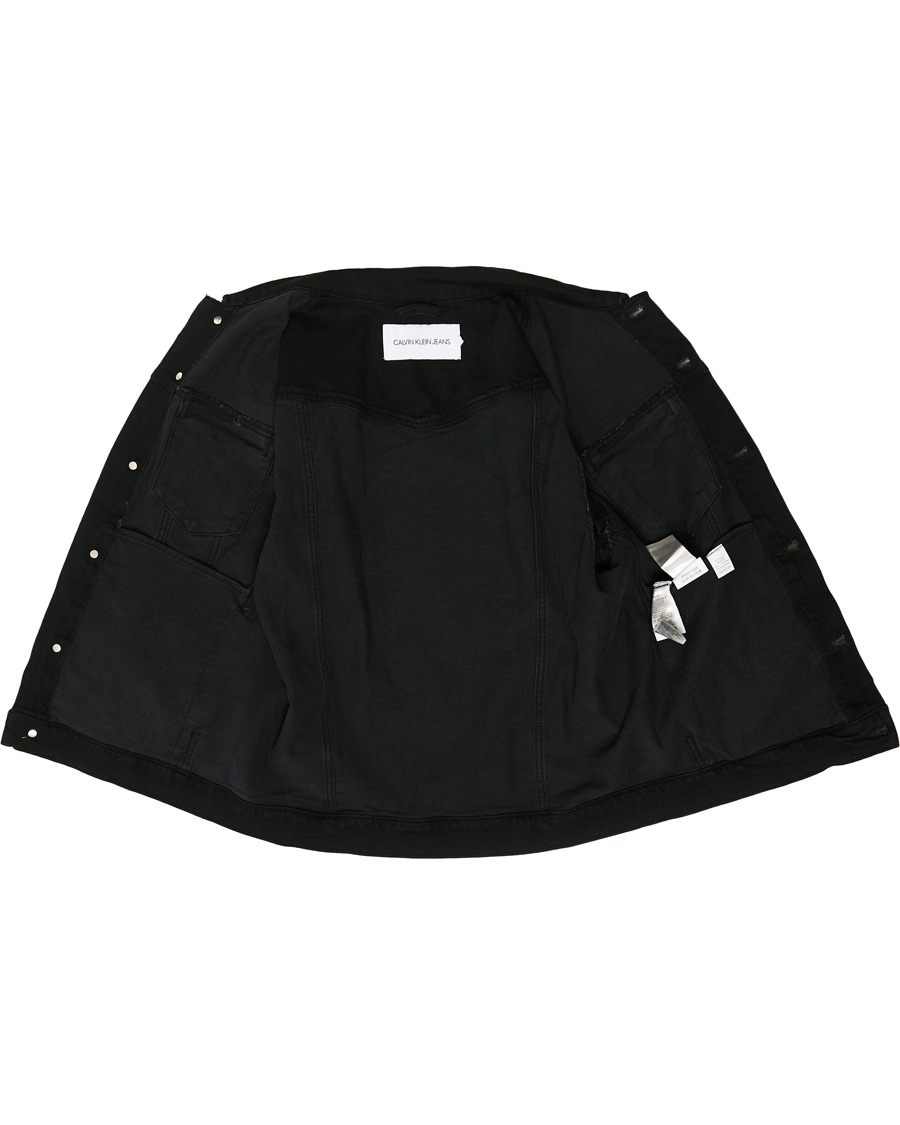 Herre | Jakker | Calvin Klein Jeans | Foundation Slim Denim Jacket Washed Black