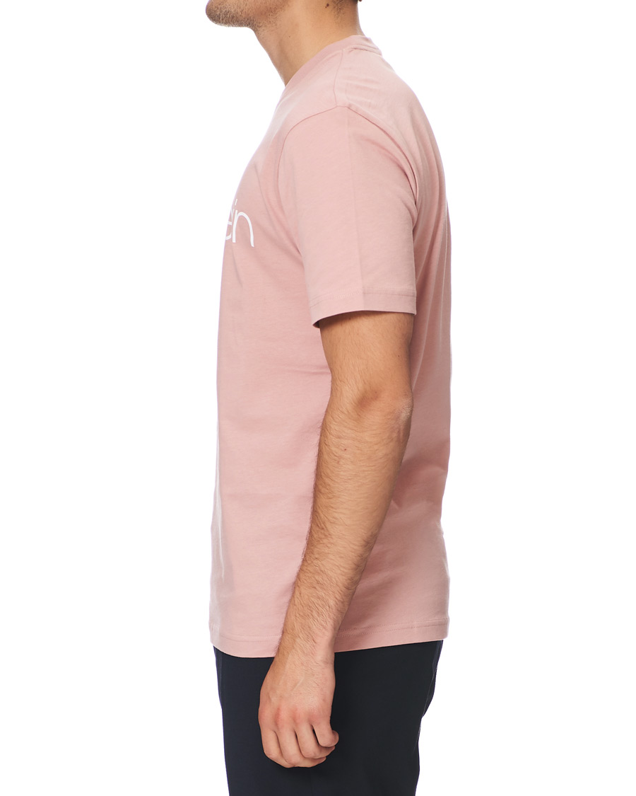 Herre | T-Shirts | Calvin Klein | Front Logo Crew Neck Tee Muted Pink