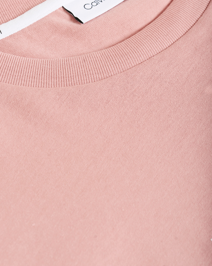 Herre | T-Shirts | Calvin Klein | Front Logo Crew Neck Tee Muted Pink