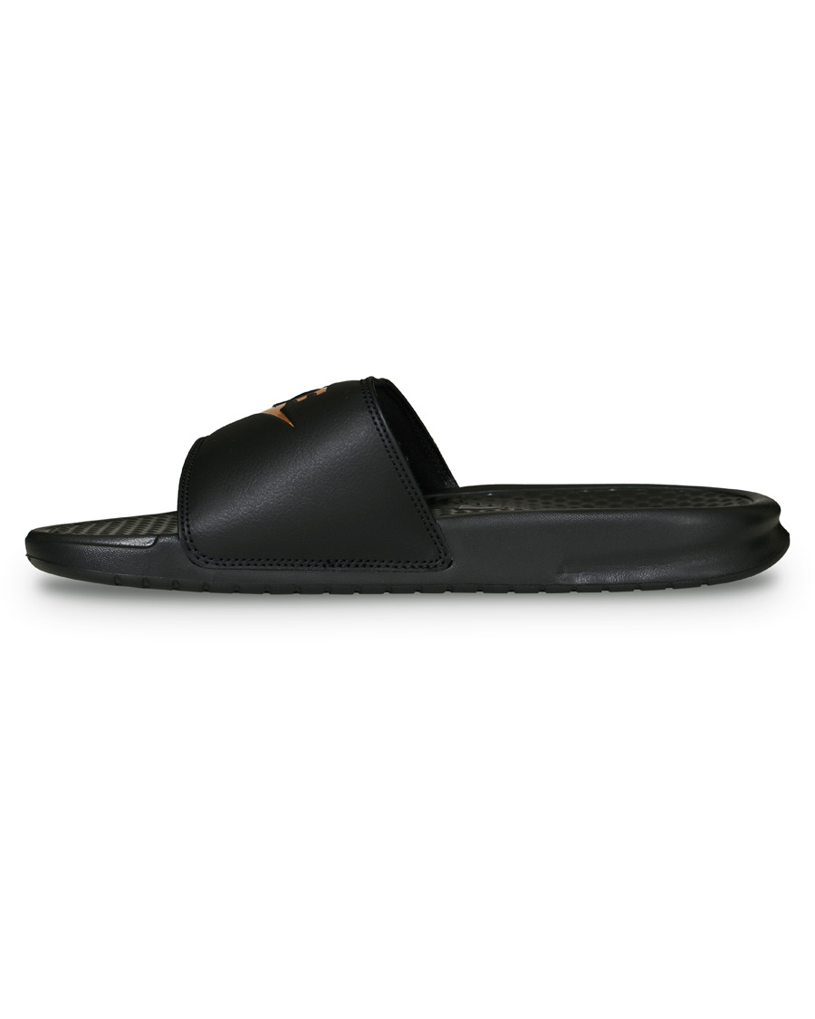 Herre | Nike Benassi JDI Slides Black/Gold | Nike | Benassi JDI Slides Black/Gold