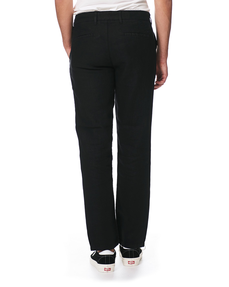 Herre | Bukser | NN07 | Karl Linen Trousers Black