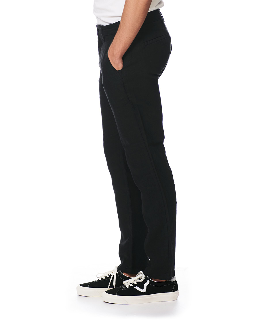 Herre | Bukser | NN07 | Karl Linen Trousers Black