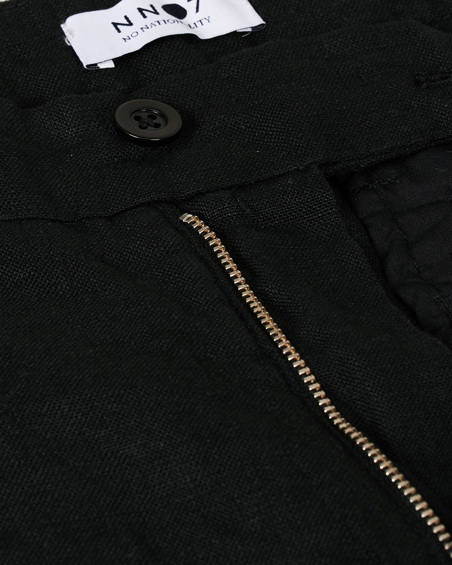 Herre | Bukser | NN07 | Karl Linen Trousers Black