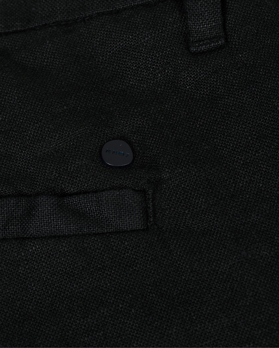 Herre | Bukser | NN07 | Karl Linen Trousers Black