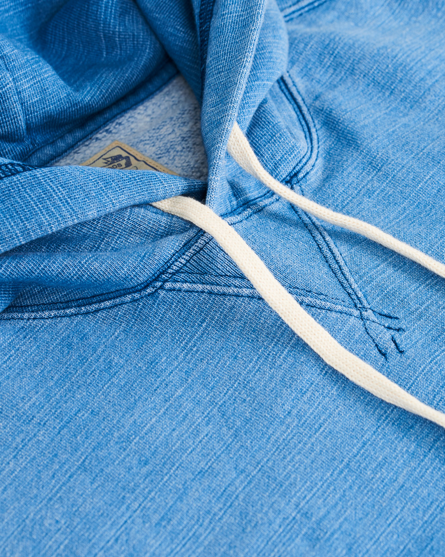 Herre | Trøjer | Polo Ralph Lauren | Magic Fleece Dip Dyed Hoodie Indigo