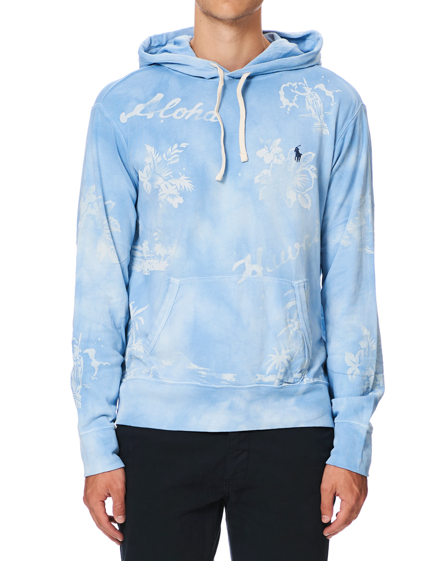 Herre | Trøjer | Polo Ralph Lauren | Printed Spa Terry Hoodie French Blue