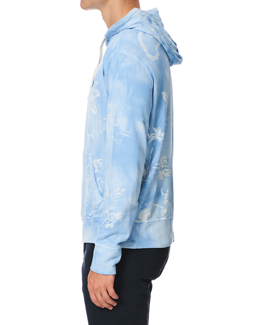 Herre | Trøjer | Polo Ralph Lauren | Printed Spa Terry Hoodie French Blue