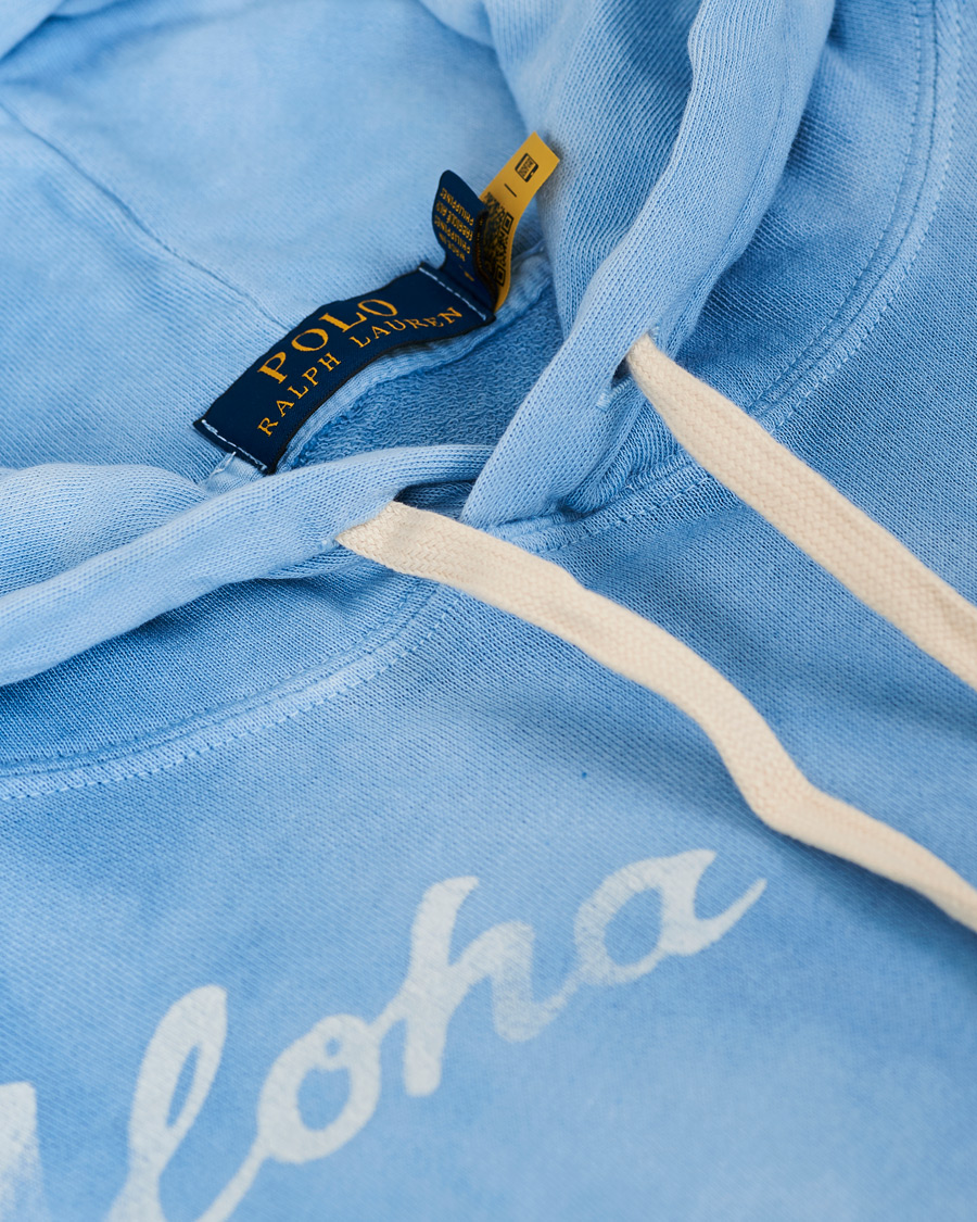 Herre | Trøjer | Polo Ralph Lauren | Printed Spa Terry Hoodie French Blue