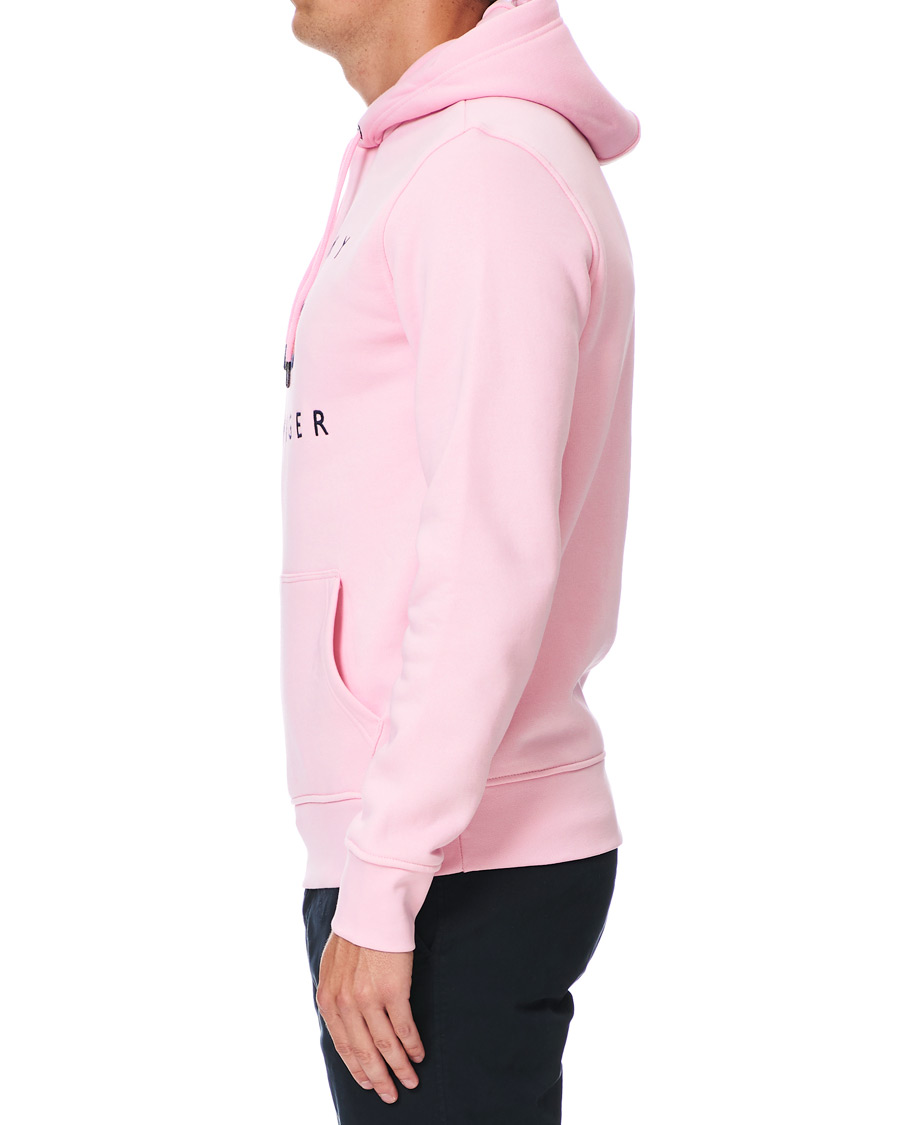 Herre | Trøjer | Tommy Hilfiger | Flag Logo Hoodie Classic Pink