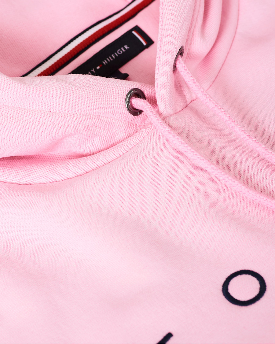Herre | Trøjer | Tommy Hilfiger | Flag Logo Hoodie Classic Pink