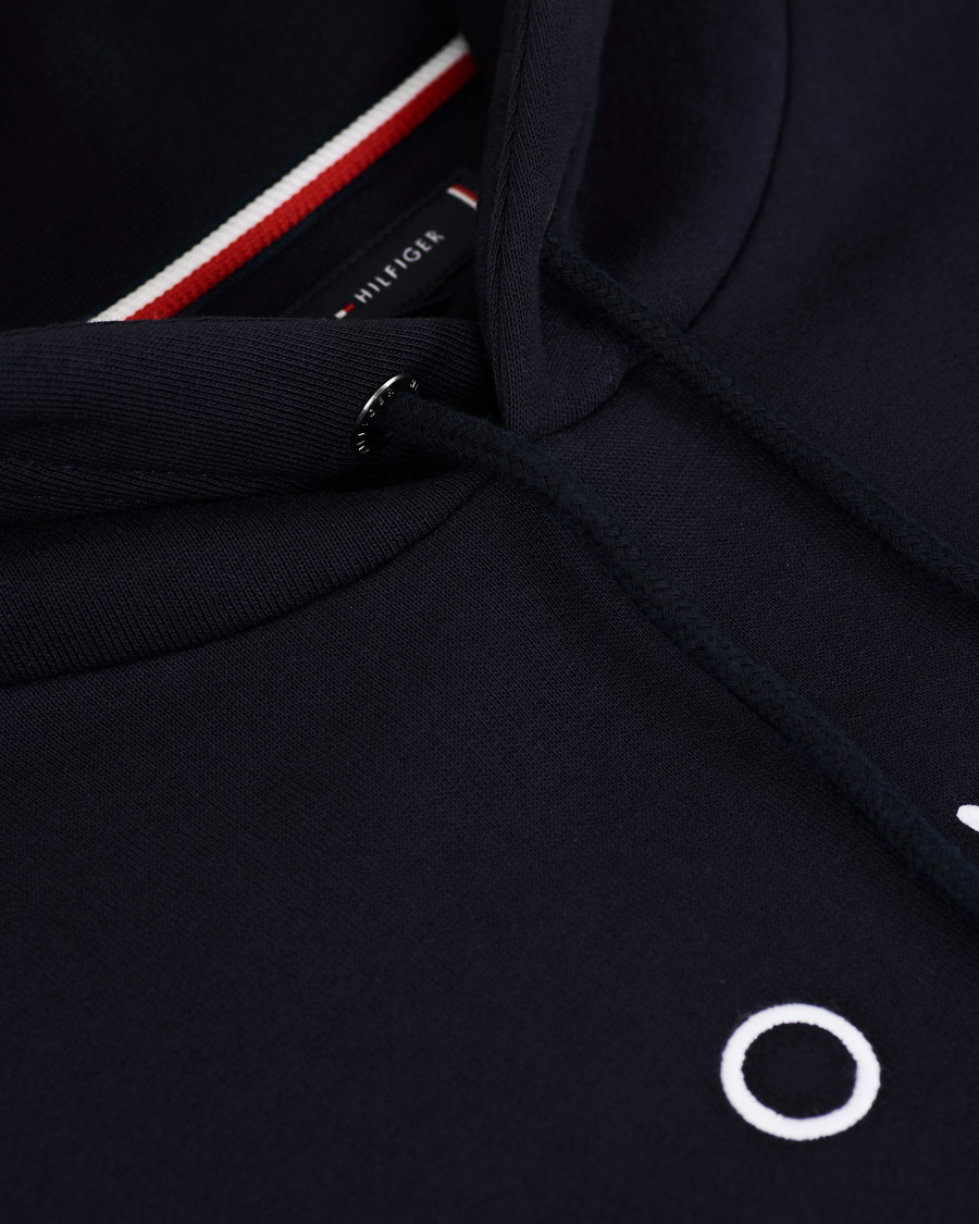 Herre | Trøjer | Tommy Hilfiger | Flag Logo Hoodie Desert Sky