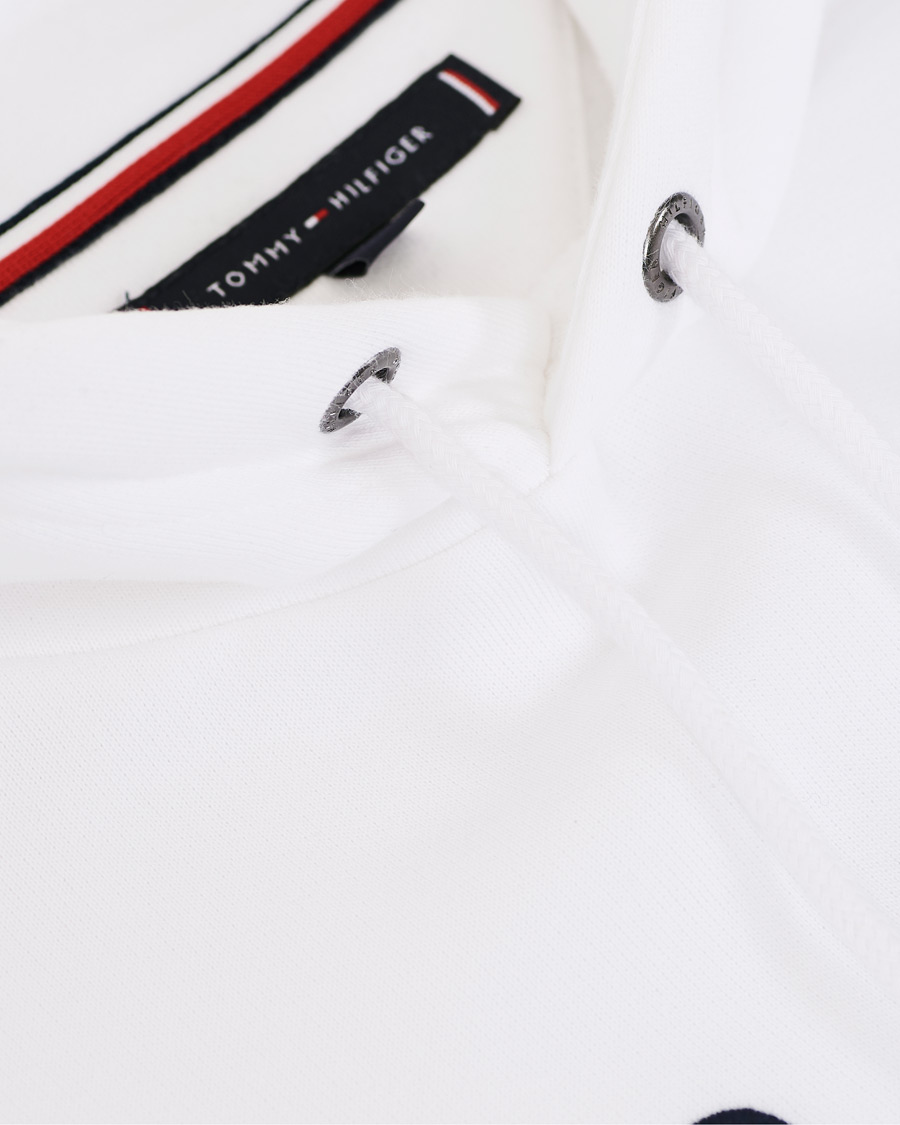 Herre | Trøjer | Tommy Hilfiger | Flag Logo Hoodie White