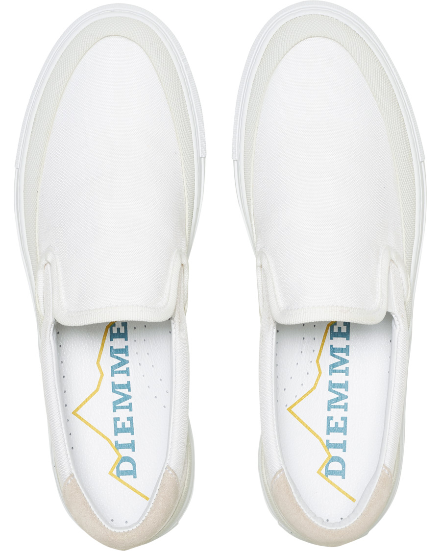 Herre | Diemme Garda Slip On Sneaker White Cordura 42 | Diemme | Garda Slip On Sneaker White Cordura 42