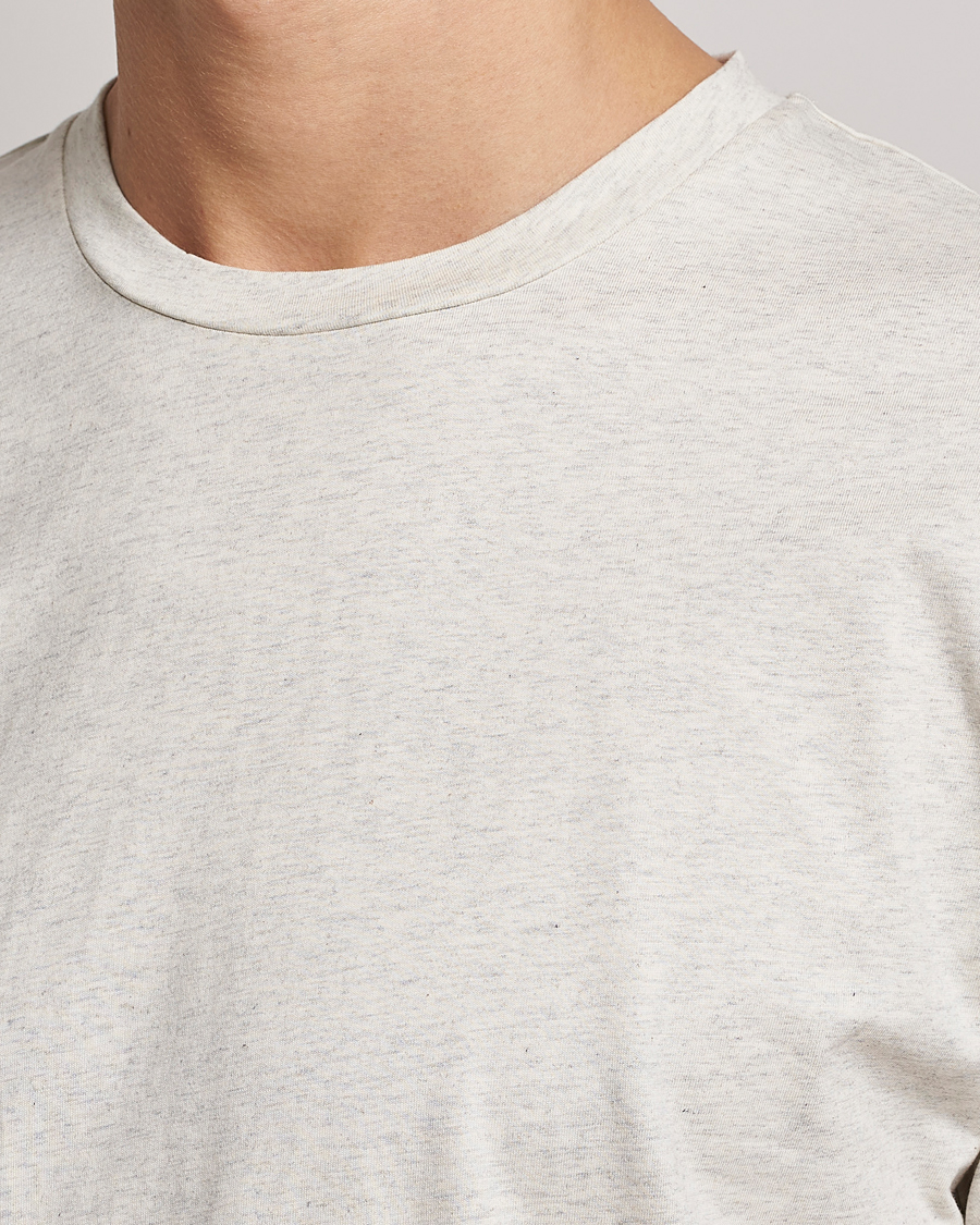 Herre | T-Shirts | Sunspel | Riviera Midweight T-Shirt Archive White