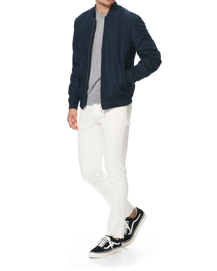 Herre | Jeans | Tiger of Sweden Jeans | Evolve Panel Organic Cotton Stretch Jeans White
