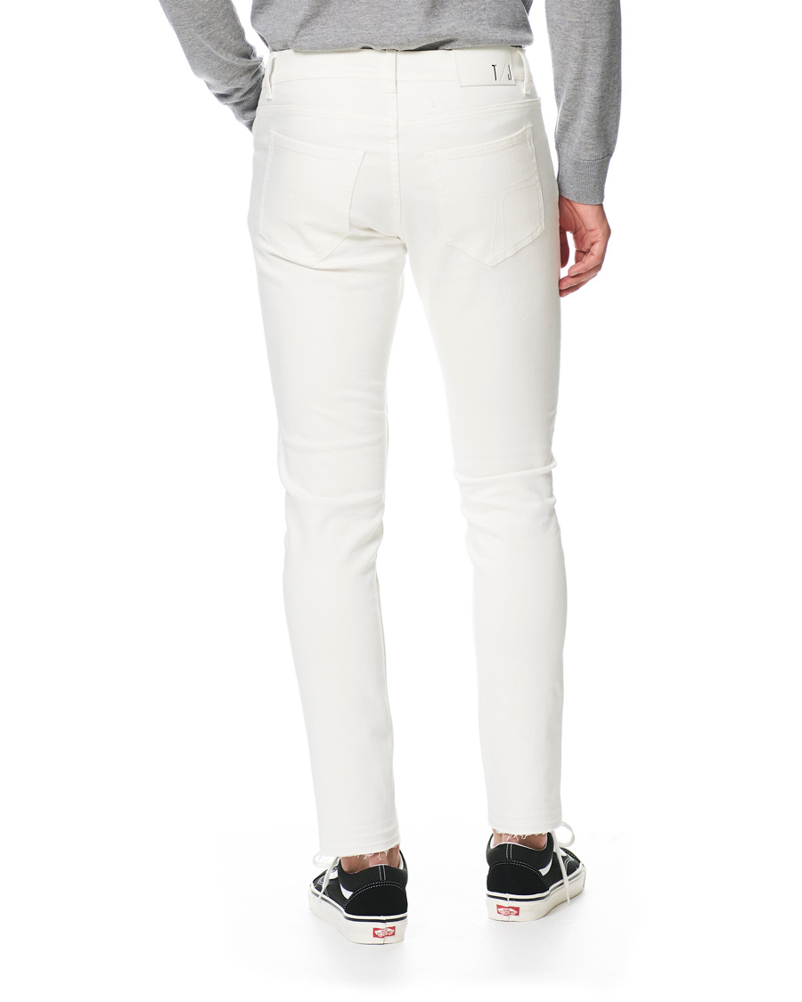 Herre | Jeans | Tiger of Sweden Jeans | Evolve Panel Organic Cotton Stretch Jeans White