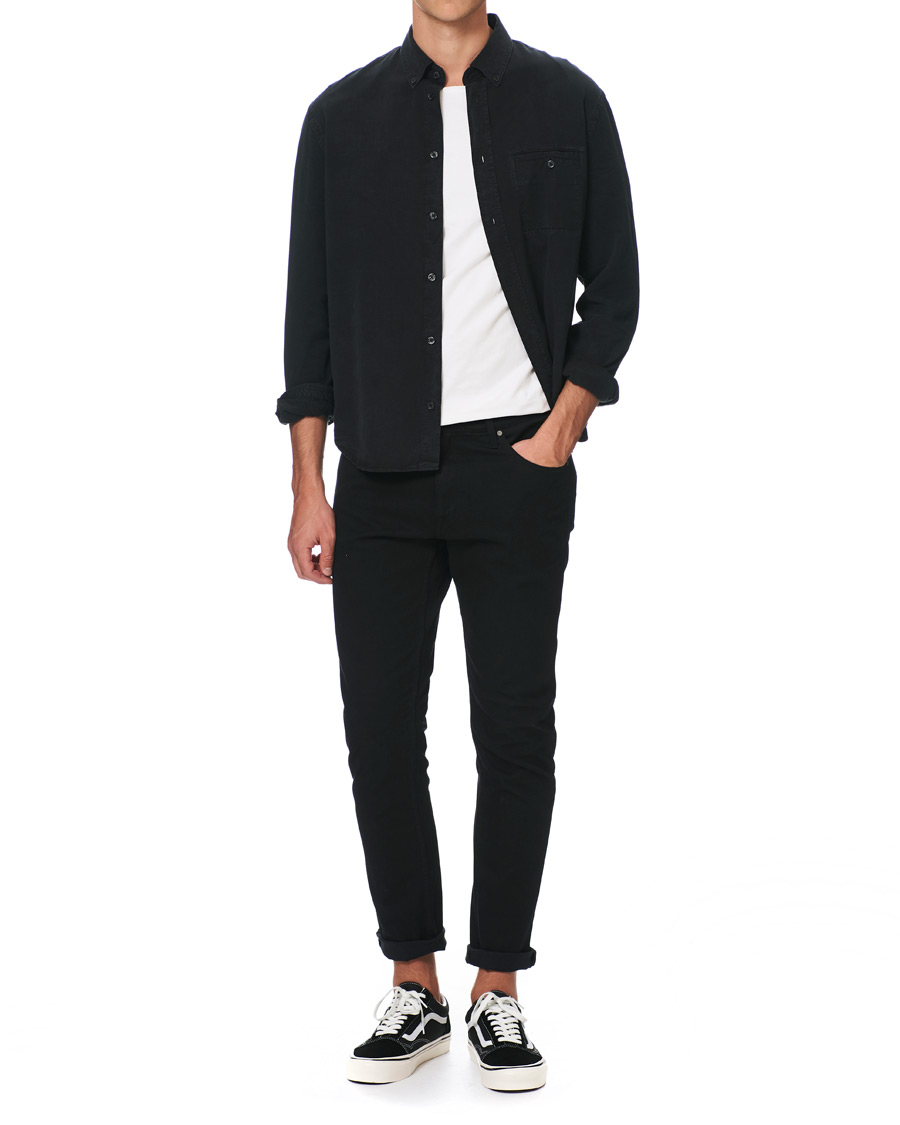 Herre | Skjorter | Filippa K | Zachary Tencel Shirt Almost Black