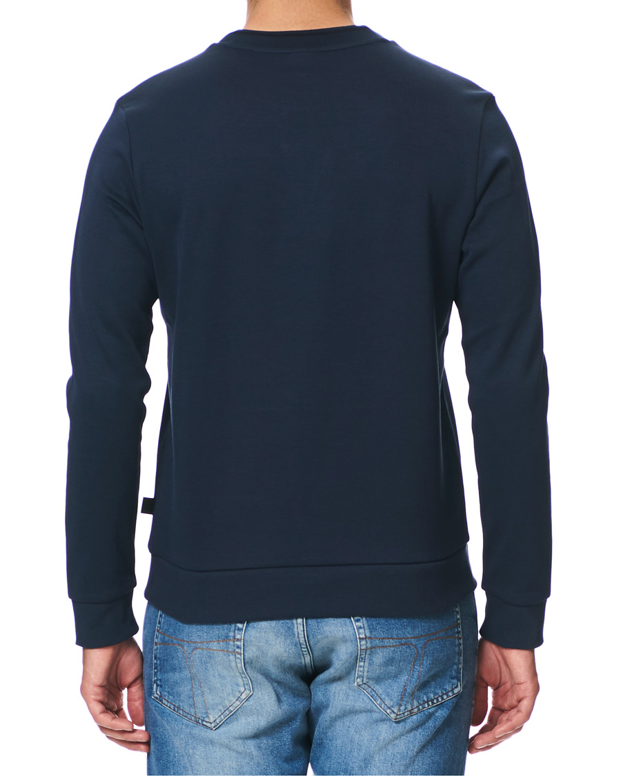 Herre | Trøjer | BOSS GREEN | BOSS Athleisure Salbo Crew Neck Sweater Navy
