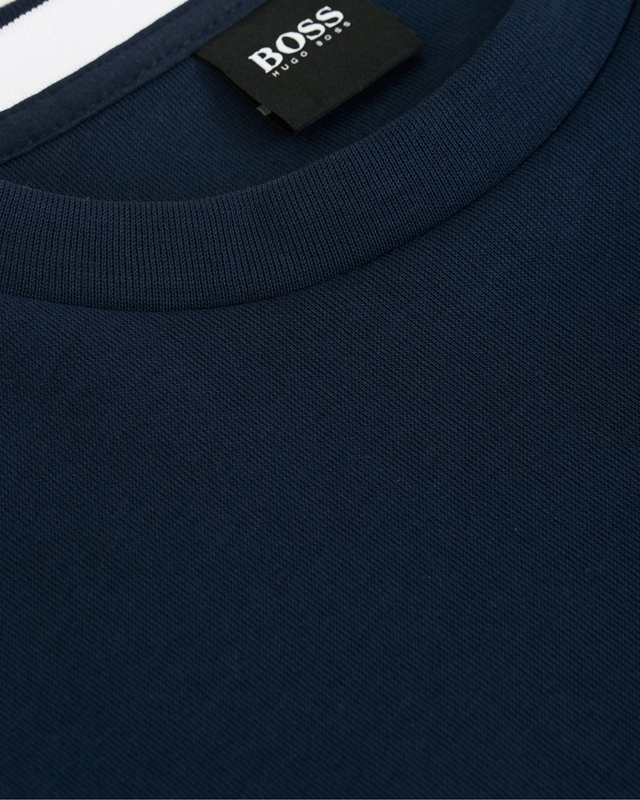 Herre | Trøjer | BOSS GREEN | BOSS Athleisure Salbo Crew Neck Sweater Navy