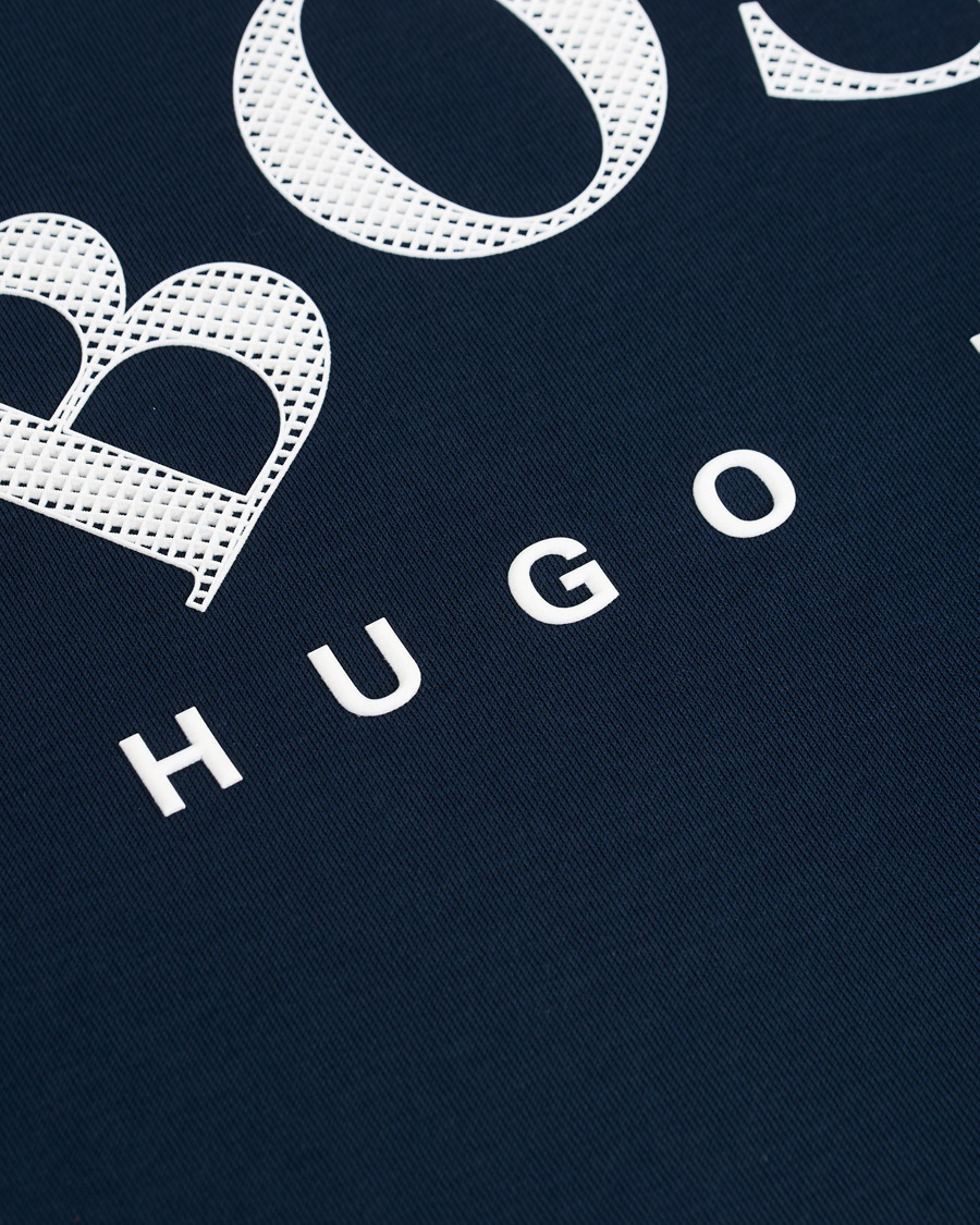 Herre | Trøjer | BOSS GREEN | BOSS Athleisure Salbo Crew Neck Sweater Navy