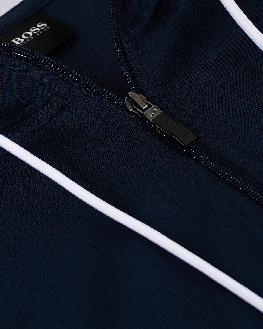 Herre | Trøjer | BOSS GREEN | BOSS Athleisure Saggy Full-Zip Hoodie Navy