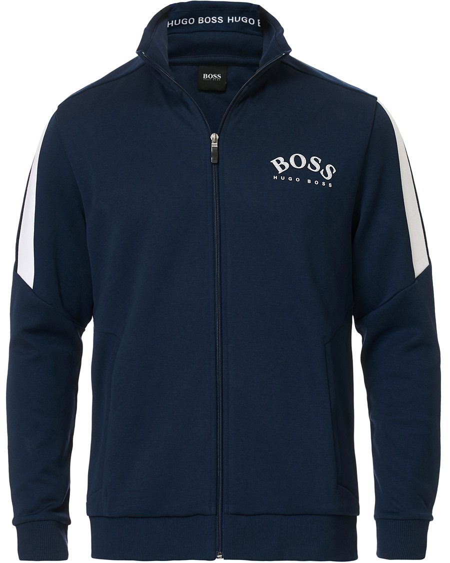 Herre | Trøjer | BOSS GREEN | BOSS Athleisure Skaz Full-Zip Sweater Navy