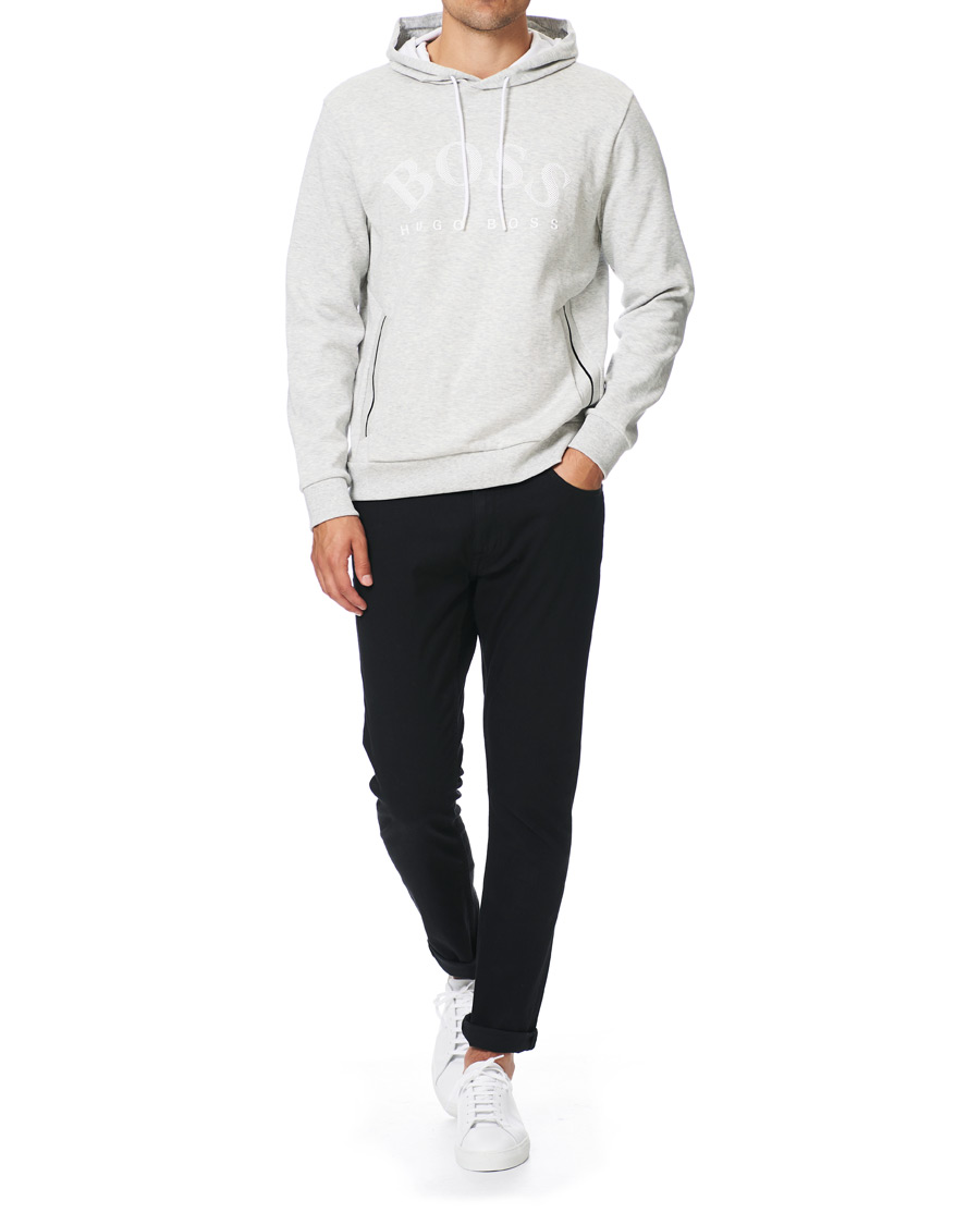Herre | Trøjer | BOSS GREEN | BOSS Athleisure Soody Hoddie Grey