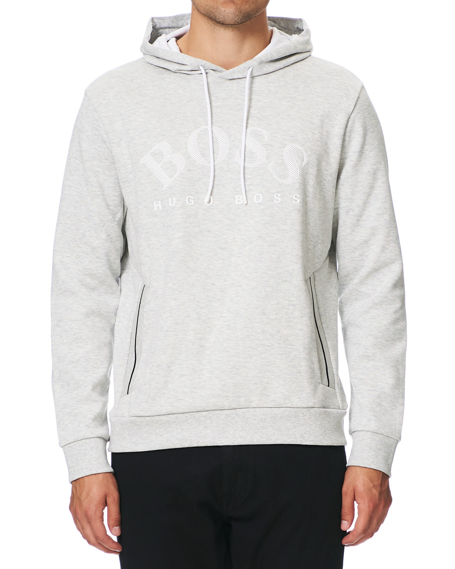 Herre | Trøjer | BOSS GREEN | BOSS Athleisure Soody Hoddie Grey
