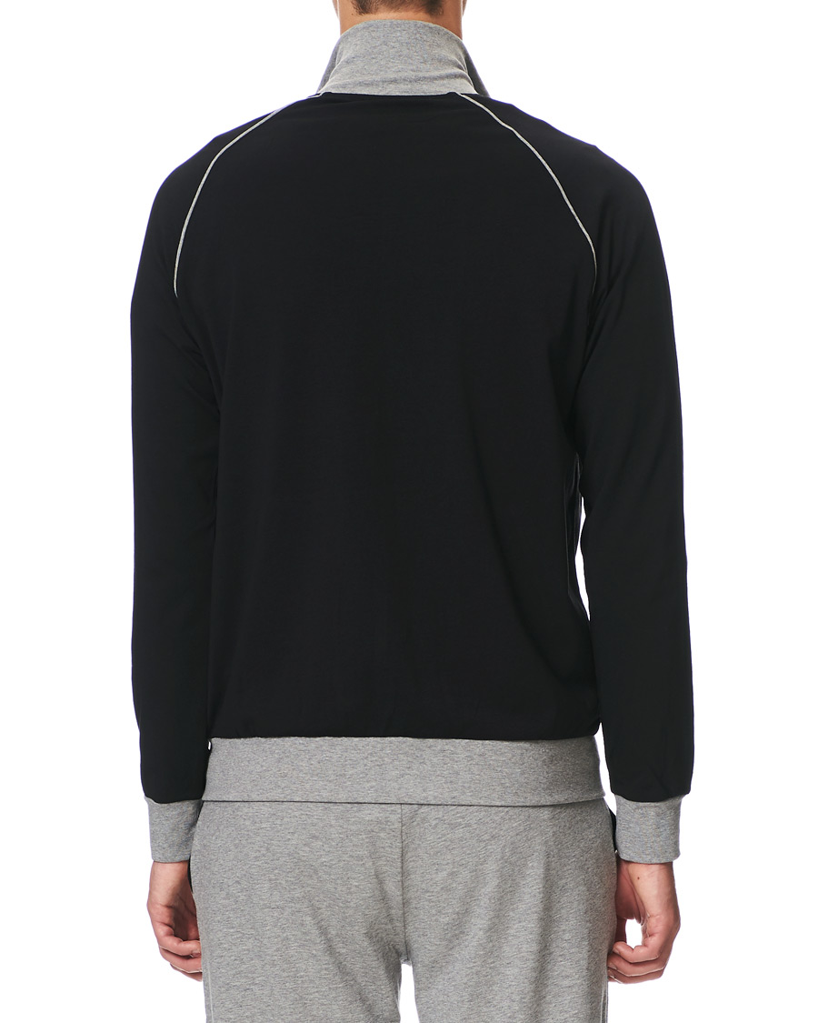 Herre | BOSS Loungewear Full-Zip Sweater Black | BOSS BLACK | BOSS Loungewear Full-Zip Sweater Black