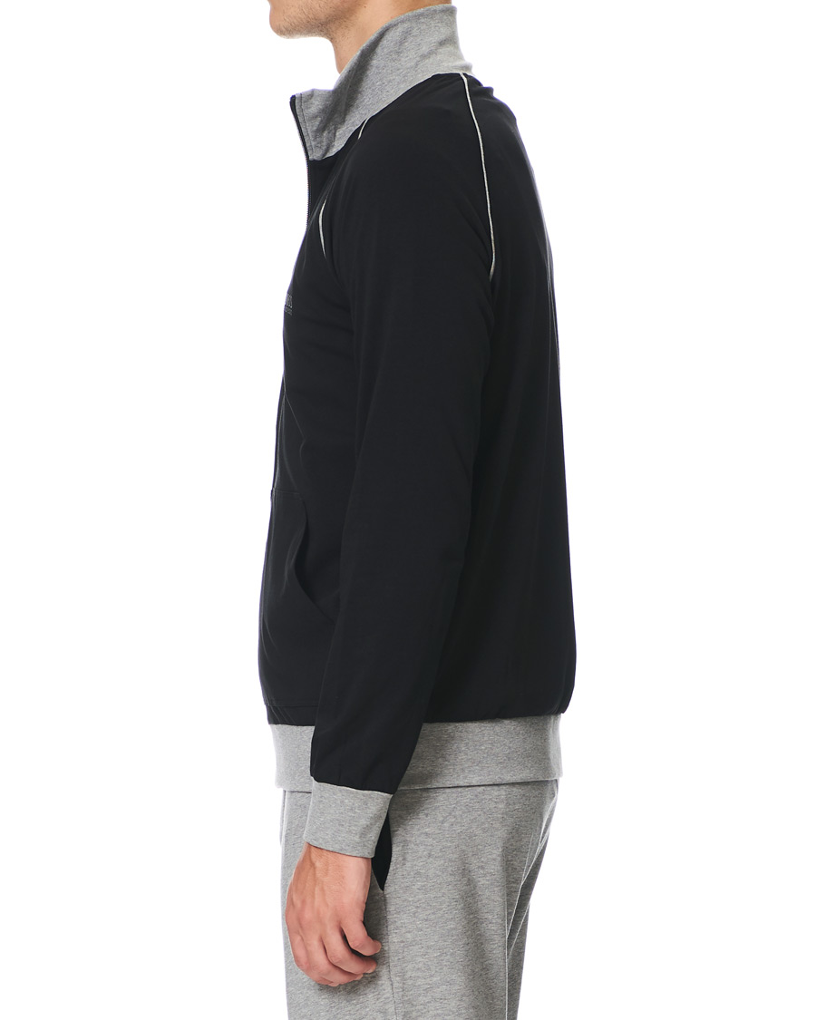 Herre | BOSS Loungewear Full-Zip Sweater Black | BOSS BLACK | BOSS Loungewear Full-Zip Sweater Black