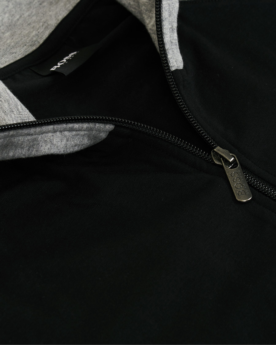 Herre | BOSS Loungewear Full-Zip Sweater Black | BOSS BLACK | BOSS Loungewear Full-Zip Sweater Black
