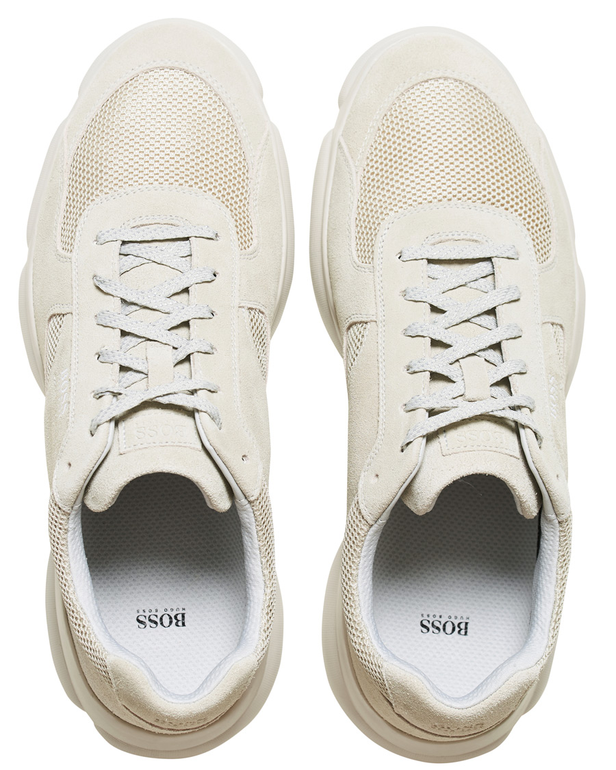Herre | BOSS Rapid Running Sneaker Grey Suede | BOSS BLACK | BOSS Rapid Running Sneaker Grey Suede